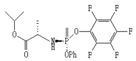 N-[(S)-(2,3,4,5,6-五氟苯氧基)苯氧基磷?；鵠-L-丙氨酸異丙酯