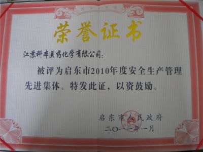 2010安全生產先進集體